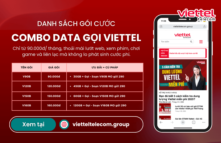 goi combo viettel