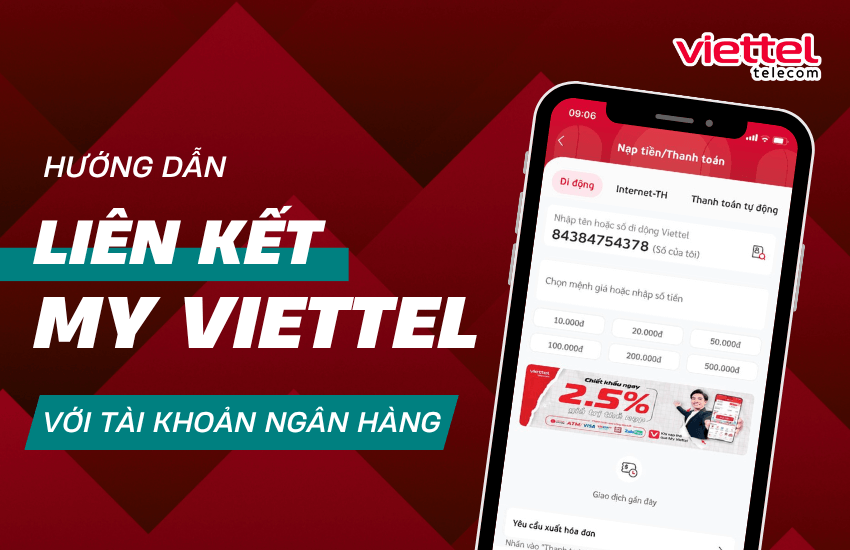 lien ket my viettel voi tai khoan ngan hang