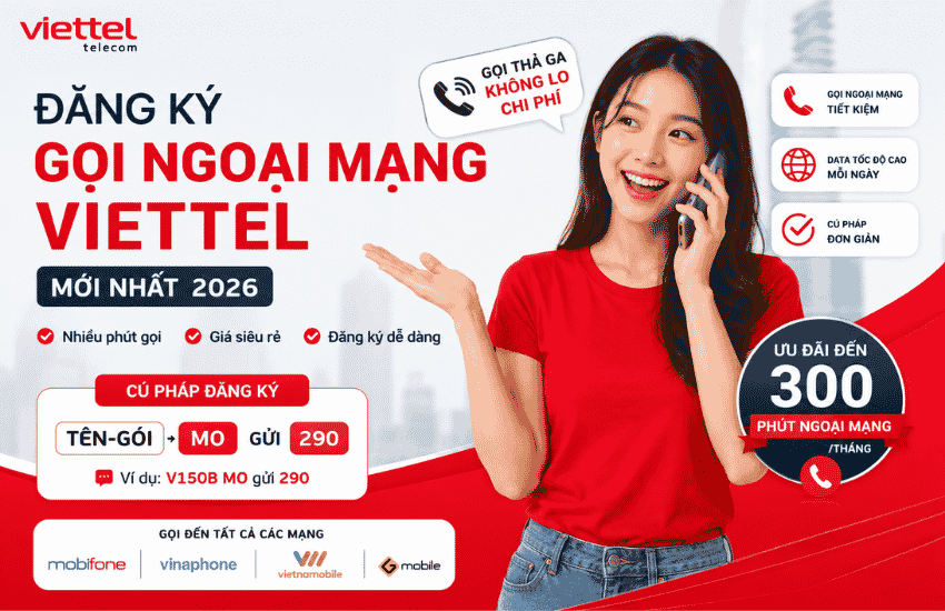 dang ky goi ngoai mang viettel
