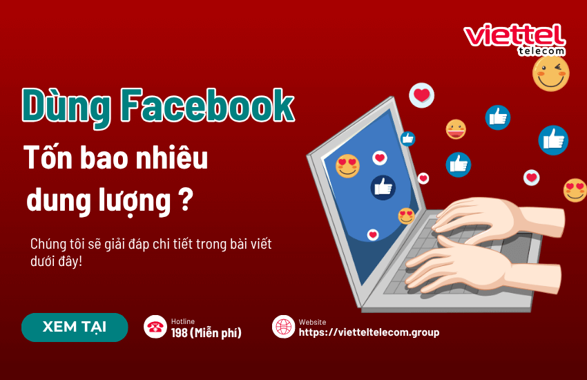 dung facebook ton bao nhieu dung luong